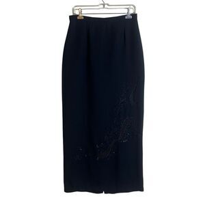 Joseph Ribboff trend black maxi skirt. Size 10‎